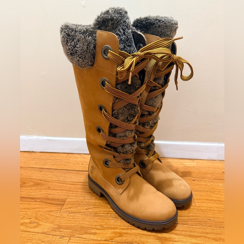 Timberland Women's Tall Lace-Up Boots Size 7